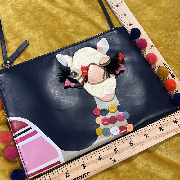 Kate Spade New York Camel Spice Things Up w/ Pompoms, VGUC-GUC - Picture 7 of 10